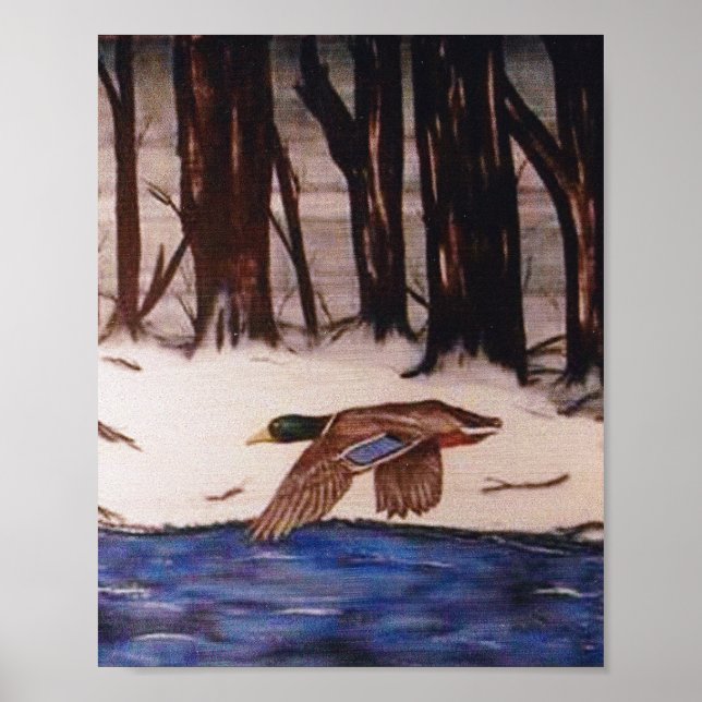 Mallard Anka på Uppdrag Poster (Framsidan)