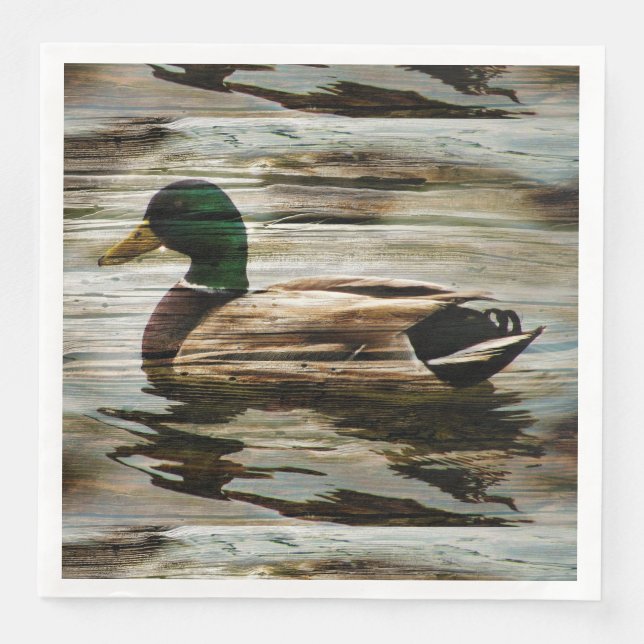 Mallard Anka Pappersservett (Framsida)