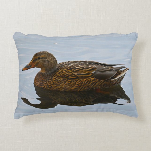 Mallard Anka Photo Pillow Prydnadskudde (Framsidan)