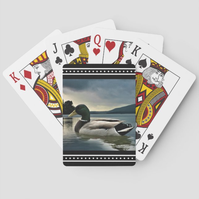 Mallard Anka Sjö Casinokort (Baksidan)