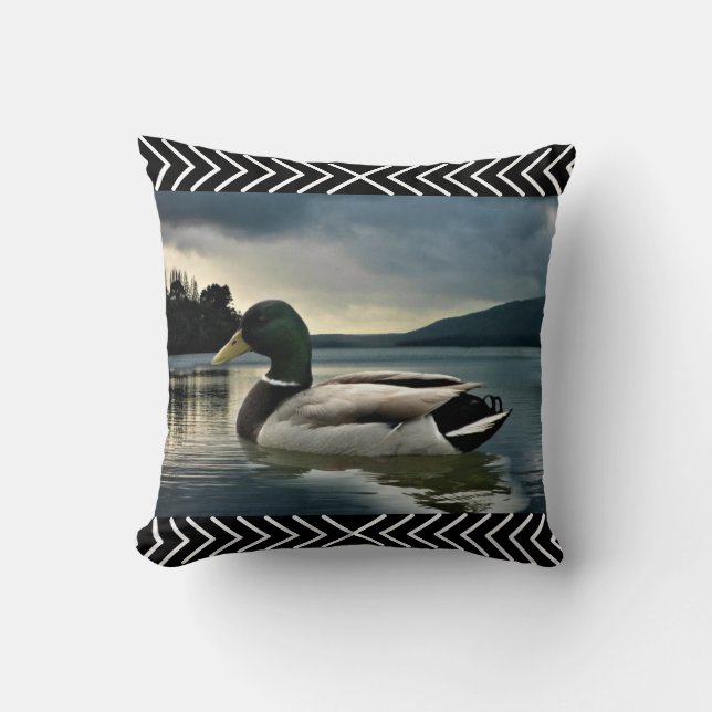 Mallard Anka Sjö Kudde (Framsida)