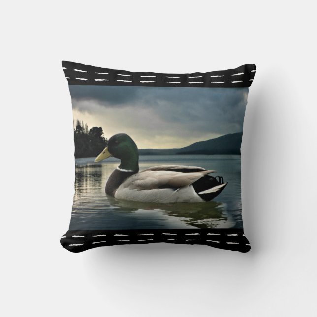 Mallard Anka Sjö Kudde (Framsida)
