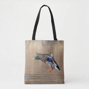Mallard Anka under flygning Tygkasse