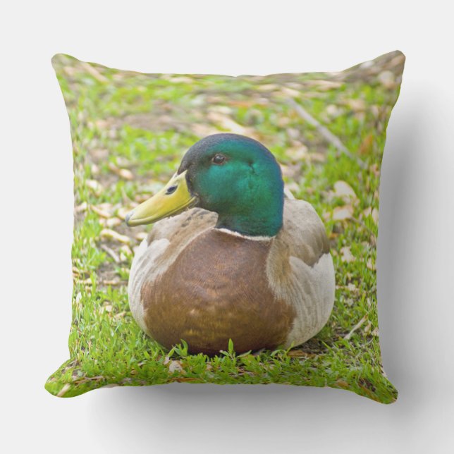 Mallard Anka Utomhuskudde (Framsida)