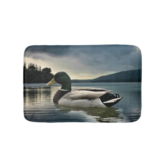 Mallard Anka vid Sjö Badrumsmatta (Framsidan)