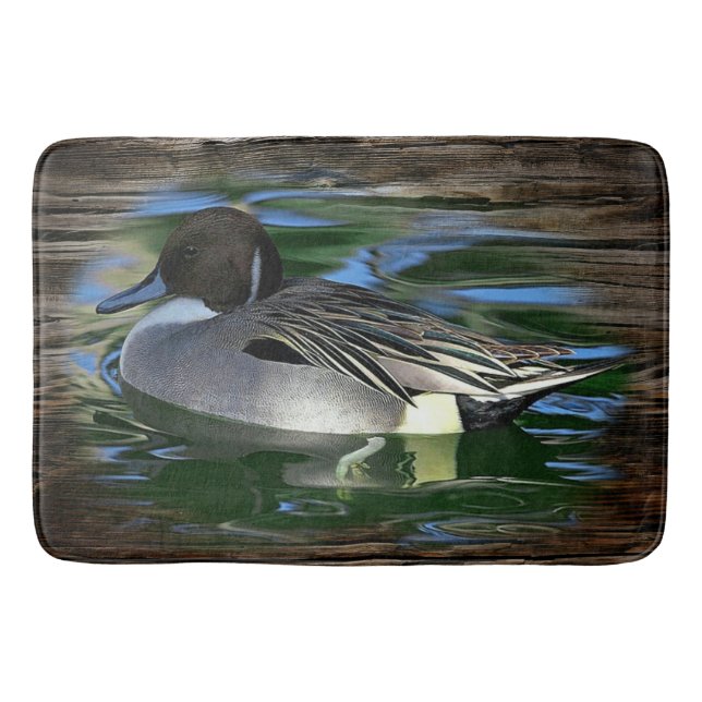 Mallard Anka vid Sjö Badrumsmatta (Framsidan)