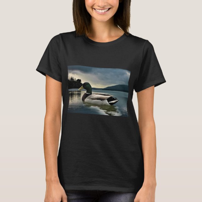 Mallard Anka vid Sjö T Shirt (Framsida)