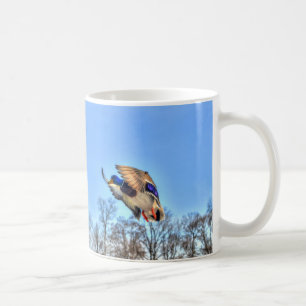 Mallard Anka Wildlife Photo for Bird-älskare Kaffemugg