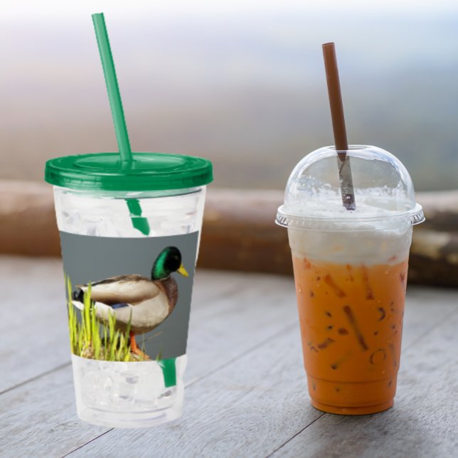 Mallard Anka Wildlife Photo Take Away Mugg (In Situ)