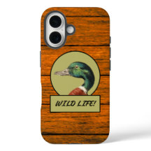 Mallard Anka Wood Grain Fodral-Mate iphone case