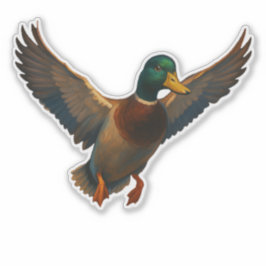 Mallard Cut-out Sticker Klistermärken