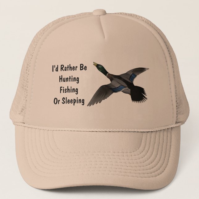 Mallard Drake Anka Wildlife Bird Truckerkeps (Framsida)