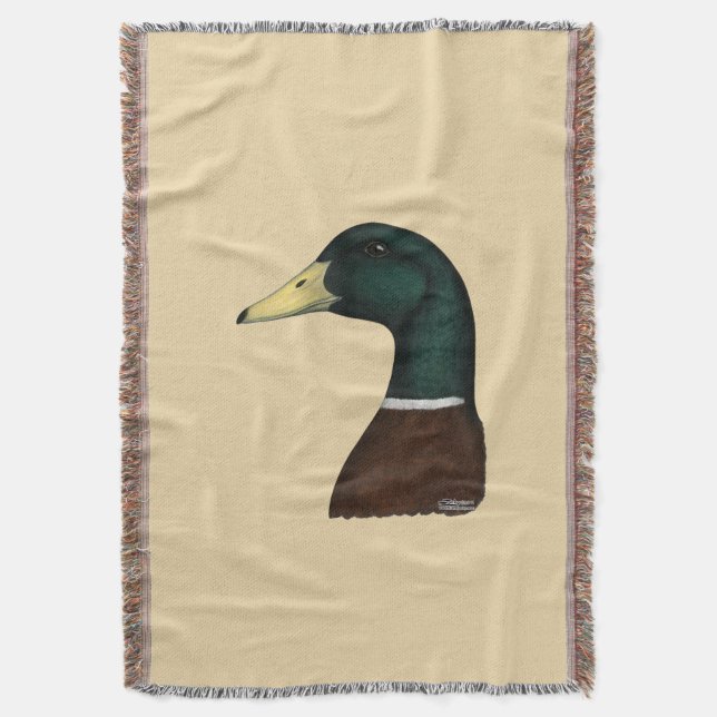 Mallard Drake Head Filt (Framsidan Vertikal)
