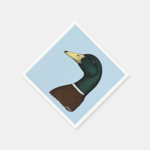 Mallard Drake Head Pappersservett