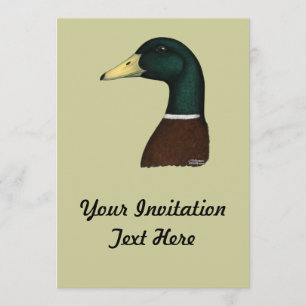Mallard Drake Inbjudningar
