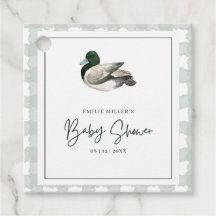 Mallard Duck Baby Shower Gender Neutral Green