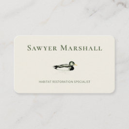 Mallard Duck Business Card Visitkort