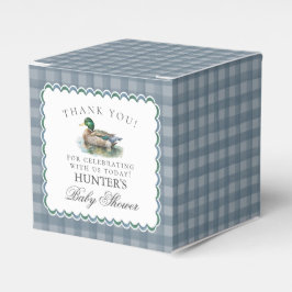 Mallard Duck Hunting Boy Baby Shower Favor Boxes Presentaskar