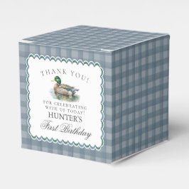 Mallard Duck Hunting Boy Birthday Favor Boxes Presentaskar