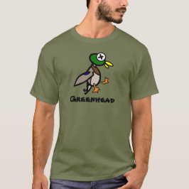 Mallard Greenhead Drake Dead Anka - Hunt T Shirt