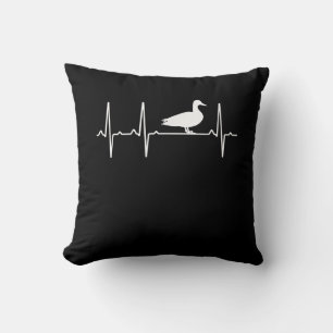 Mallard Heartslag Gift För manar kvinnor Anka Bird Kudde