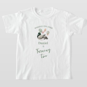 Mallard Lucky Duck Födelsedag för alla åldrar  T Shirt