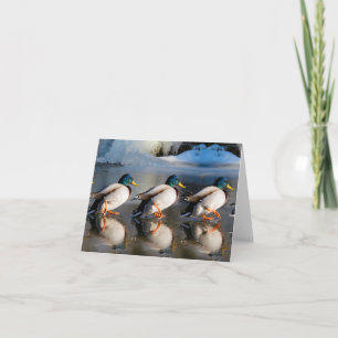 MALLARD-mappat anteckningskort i WINTER