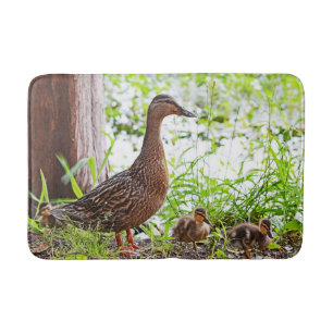 Mallard och Ducklings av Shirley Taylor Badrumsmatta