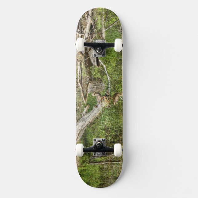 Mallard på Pond Skateboard Bräda 19,5 Cm (Framsida)