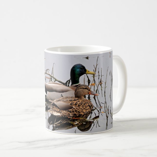 Mallard Pair Ceramic Mugg (Framsida höger)