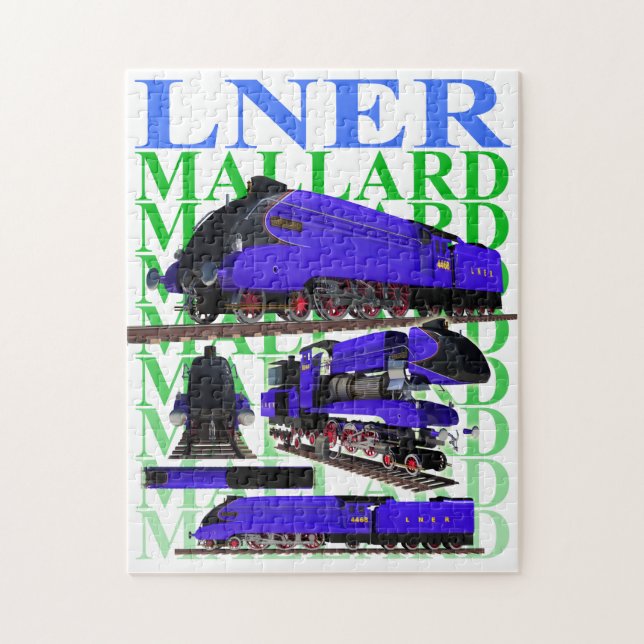 Mallard tåg, postbrytare pussel (Vertikal)