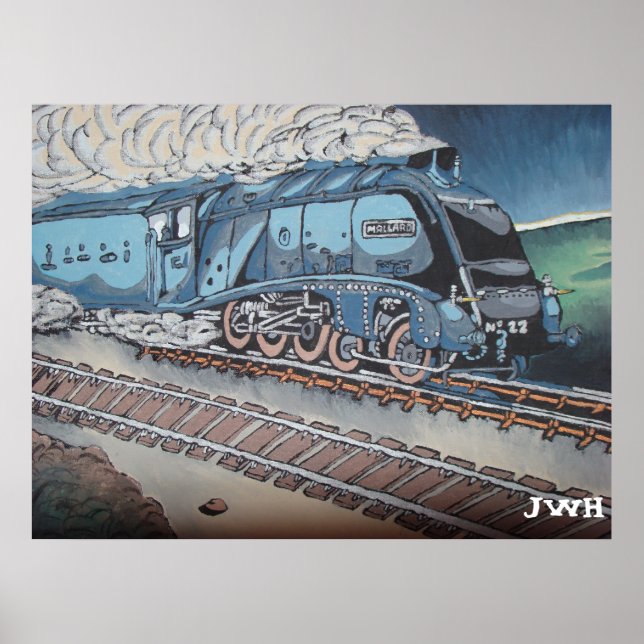Mallard tåg poster (Framsidan)