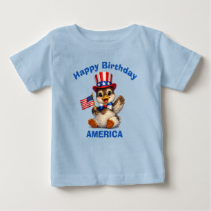 Mallardanka (4g) Patriotisk barn t-shirt