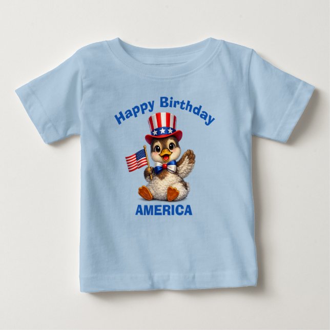 Mallardanka (4g) Patriotisk barn t-shirt (Framsida)