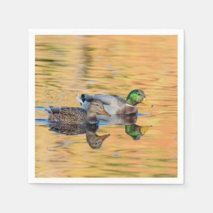 Mallards par pappersservett