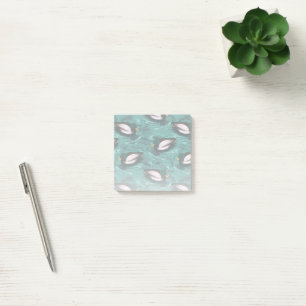 Mallards Swimming i Vatten Mönster Post-it Block