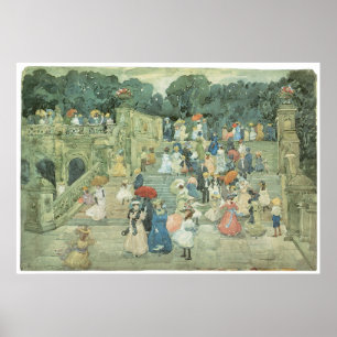 Mallen, centraldel, Maurice 1901 Prendergast Poster