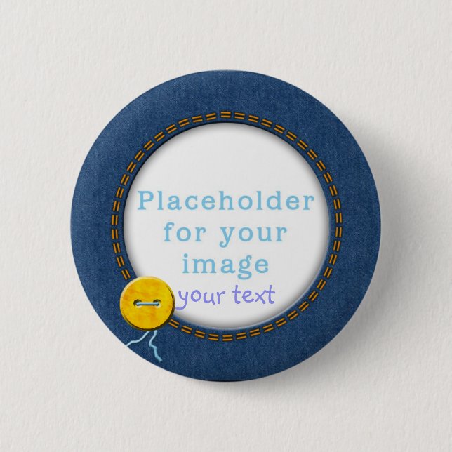 Mallen "Denim & knäppas ", Knapp (Framsida)