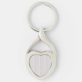Mallen DIY KeyChain tillfogar FÄRGTEXT AVBILDAR Twisted Heart Silverfärgad Nyckelring