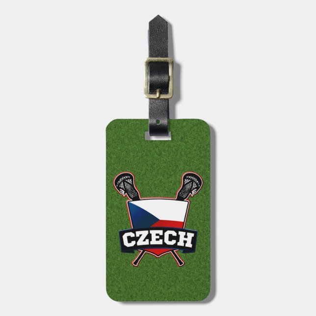 Mallen Lacrosse Luggage Tag Bagagebricka (Vertikal Framsida)
