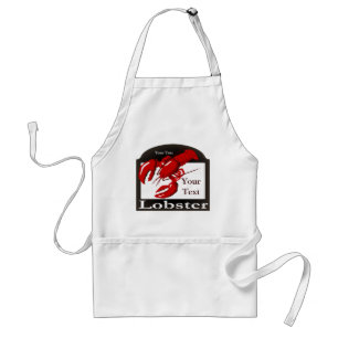 Mallen Lobster Sign-Apron Förkläde