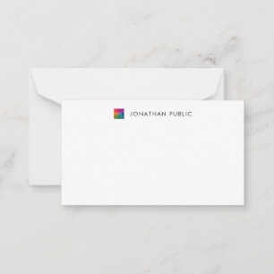 Mallen Namn Surname Business Company Logotyp här Anteckningskort