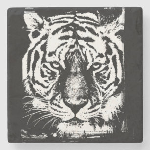 Mallens Elegant Modern pop Art Tiger Head Stenunderlägg