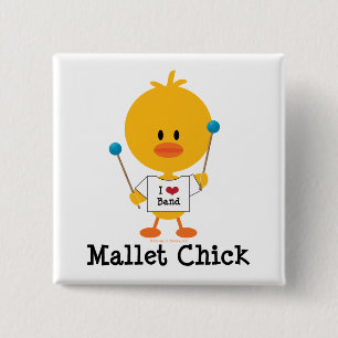 Malletchicken knäppas klämmer fast knapp