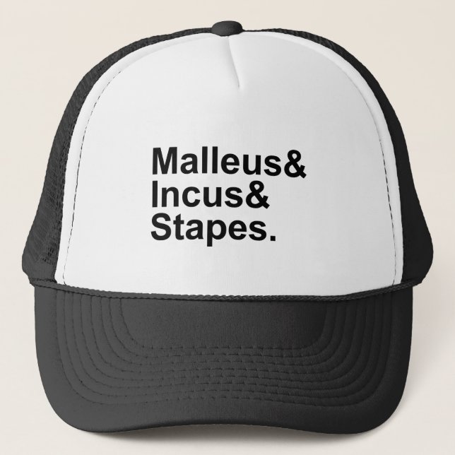 Malleus Incus Stapes | Mellanörats tre ben Truckerkeps (Framsida)