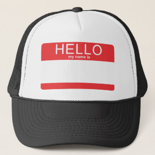 Mallhejen mitt namn är truckerkeps