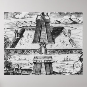 Mallo Mayor på Tenochtitlan Poster