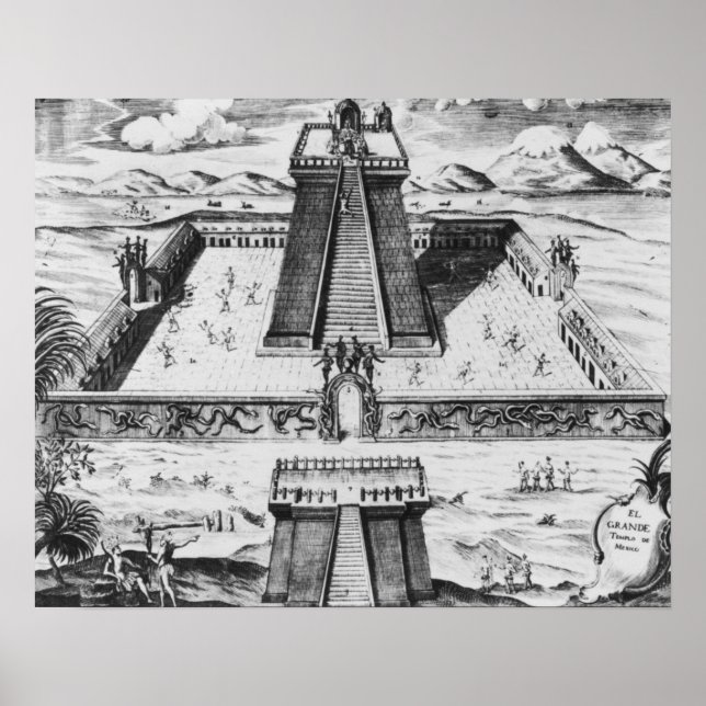 Mallo Mayor på Tenochtitlan Poster (Framsidan)