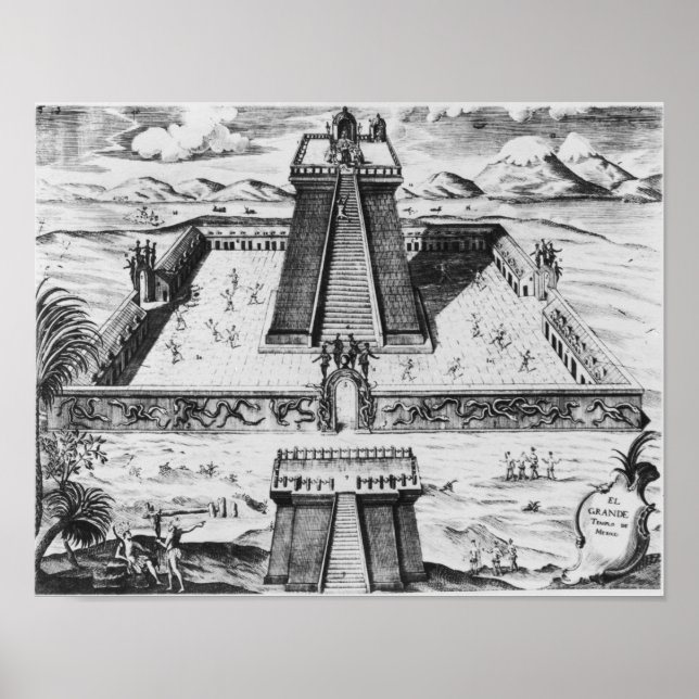 Mallo Mayor på Tenochtitlan Poster (Framsidan)