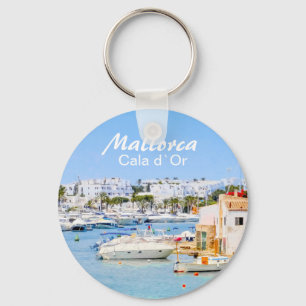 Mallorca Cala D ` eller souvenir Keychain Nyckelring
